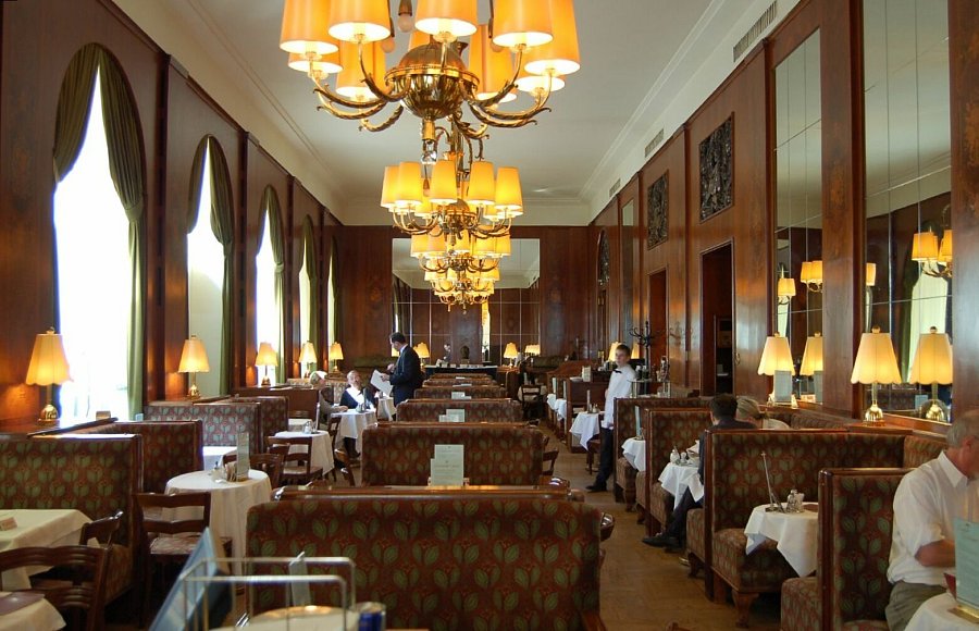 Interiér kavárny Café Landtmann