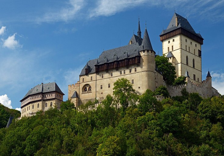 Doprava s řidičem na hrad Karlštejn